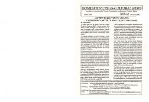 thumbnail of Domestics’ Cross-Cultural News – March 1993