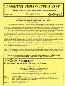 thumbnail of Domestics’ Cross-Cultural News – October 2006