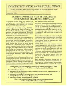 thumbnail of Domestics’ Cross-Cultural News – September 1990