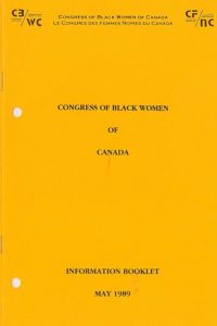 thumbnail of Congress of Black Women of Canada Information Booklet (1989)
